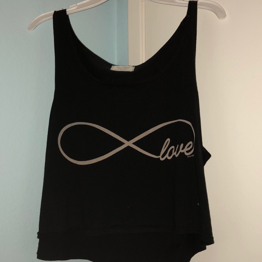 Brandy Melville infinity love tank top